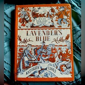 Antique vintage 1960 lavender’s Blue nursery rhymes